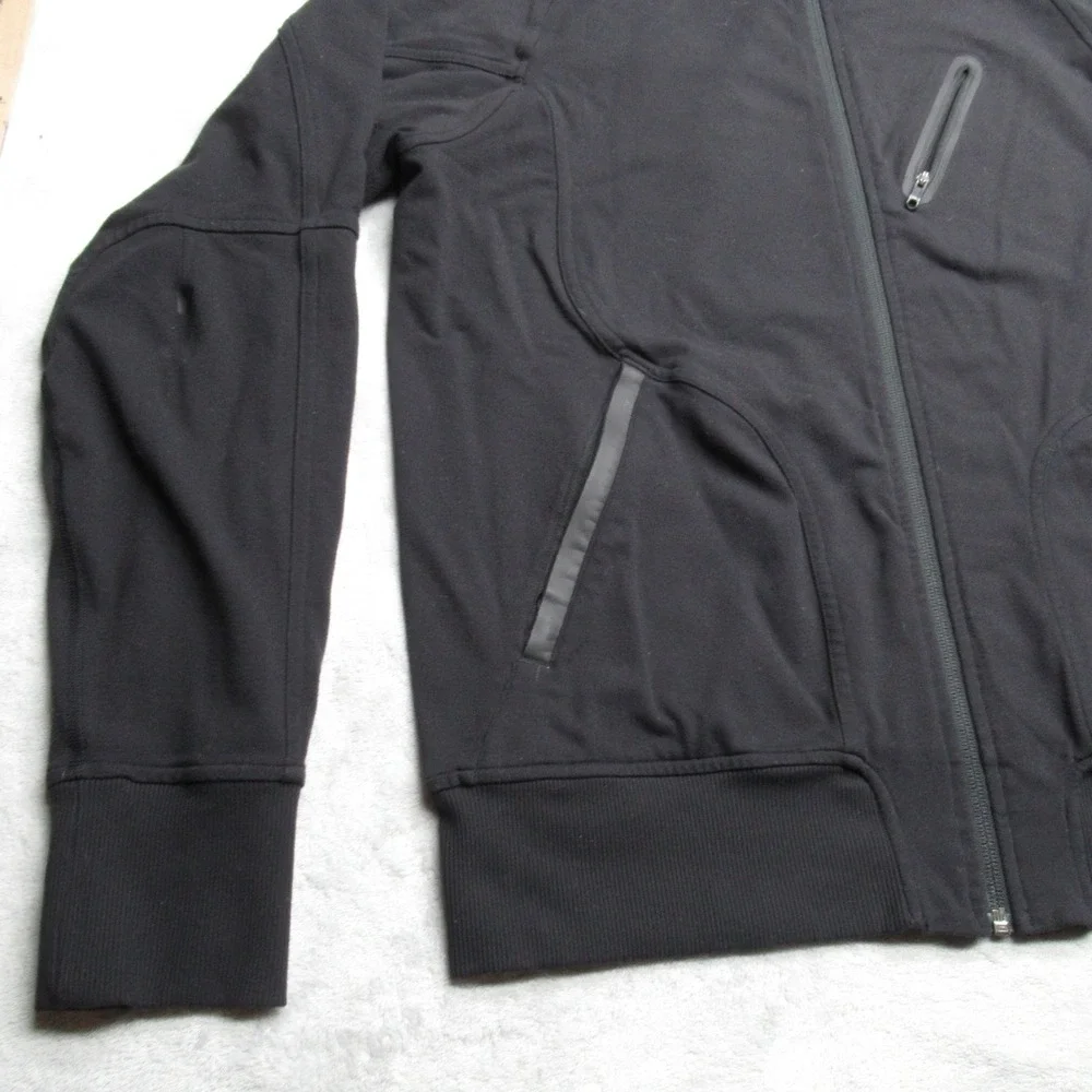 Lululemon Jacket Mens XL Black Pockets Full Zip Athletic Training Running Track‎